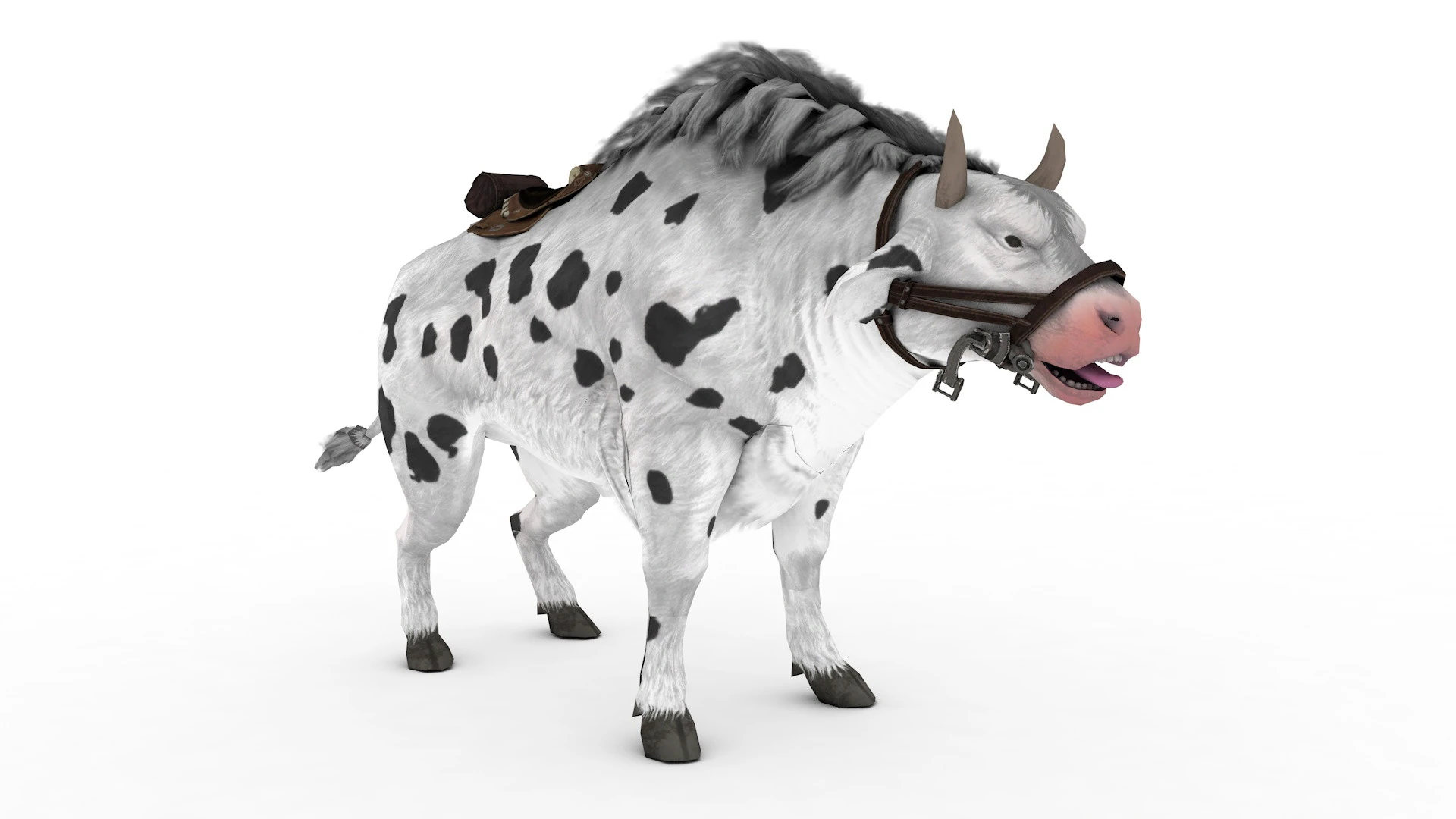 Buffalo 3D Model .c4d .max .obj .3ds .fbx .stl .blend 