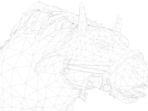 Buffalo 3D-Modell