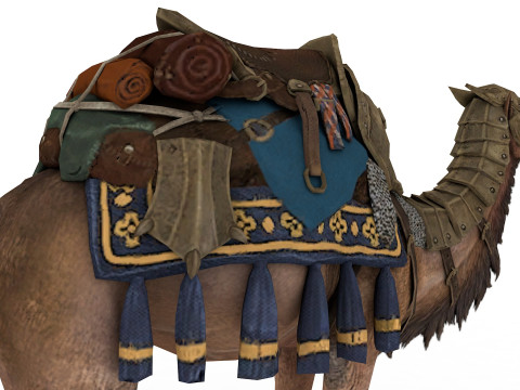 Camel Rigged and Animated Modèle 3D
