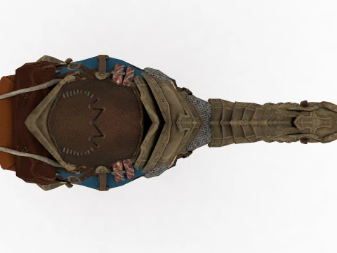 Camel Rigged and Animated 3D Model