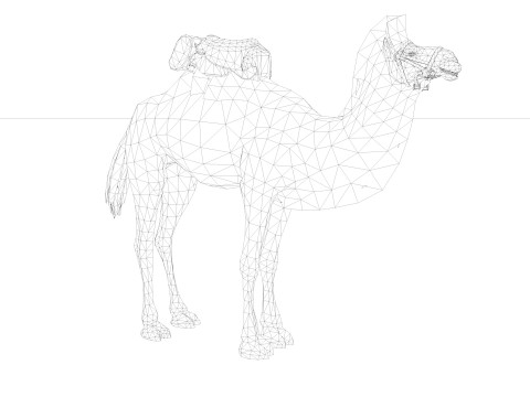 Camel Rigged and Animated 3D 模型