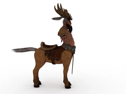 Centaur Rigged and Animated 3D Model