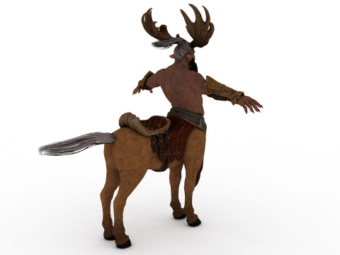 Centaur Rigged and Animated Modelo 3D