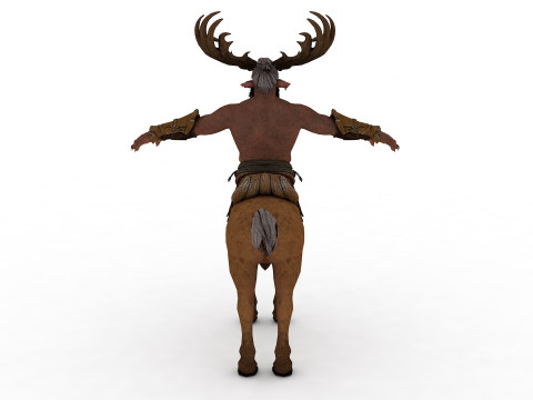Centaur Rigged and Animated Modelo 3D