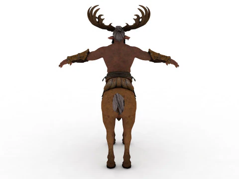 Centaur Rigged and Animated 3D Model