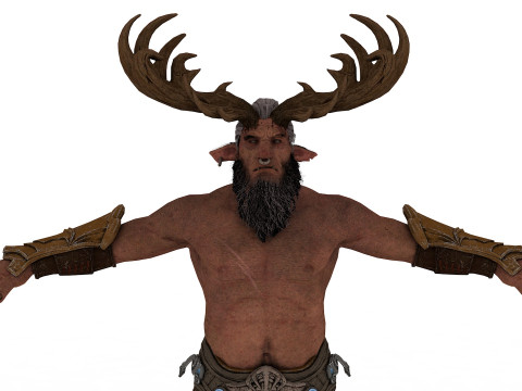 Centaur Rigged and Animated Modelo 3D