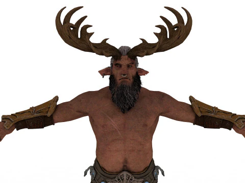 Centaur Rigged and Animated 3D Model