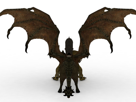 Chimera Rigged and Animated 3D Model