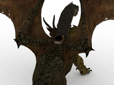 Chimera Rigged and Animated 3D Model