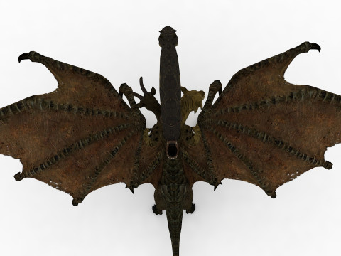 Chimera Rigged and Animated 3D Model