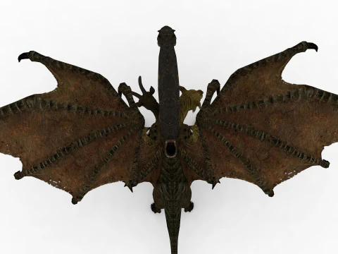 Chimera Rigged and Animated 3D Model