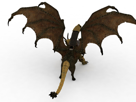 Chimera Rigged and Animated 3D Model