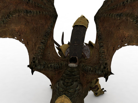 Chimera Rigged and Animated 3D Model