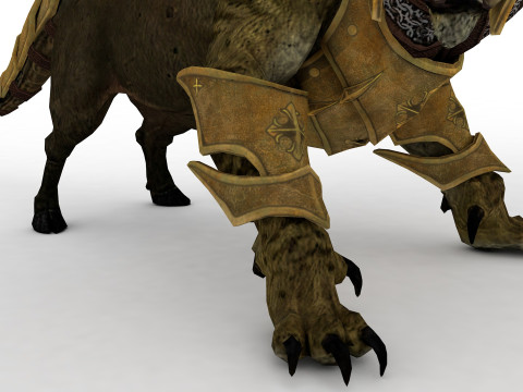 Chimera Rigged and Animated 3D Model