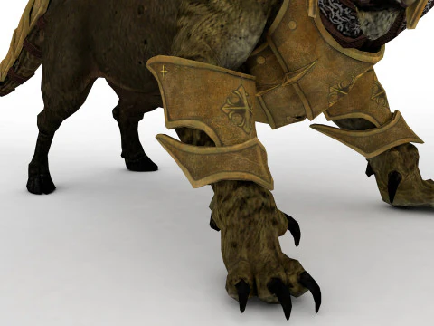 Chimera Rigged and Animated 3D Model