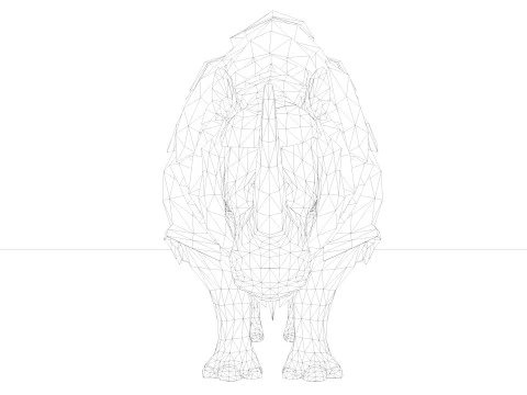 Rinoceronte Modello 3D