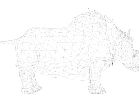 Rinoceronte Modello 3D