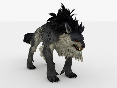 Hyena Model 3D