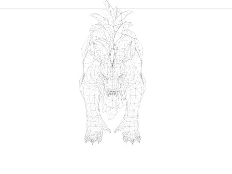 Hyena Model 3D