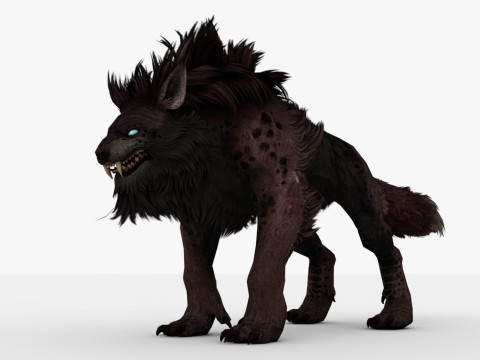Hyena Model 3D