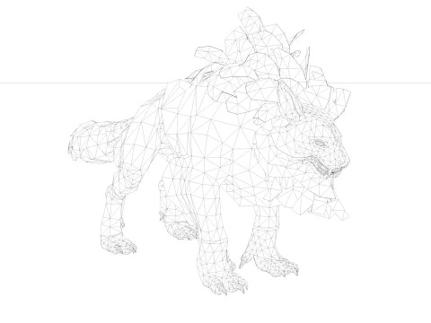 Hyena 3D Model