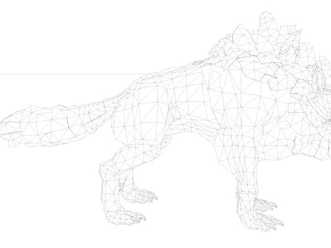 Hyena Model 3D