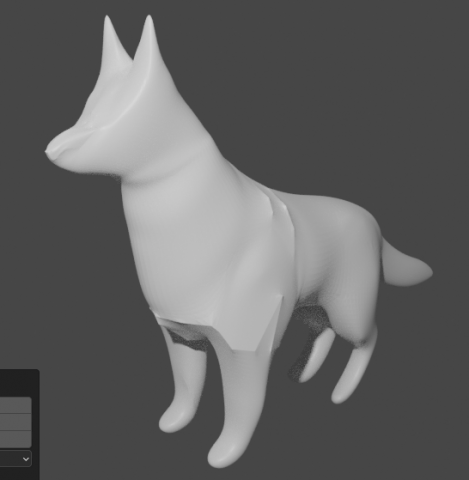 german shepherd Modelo 3D .c4d .max .obj .3ds .fbx .stl .blend 