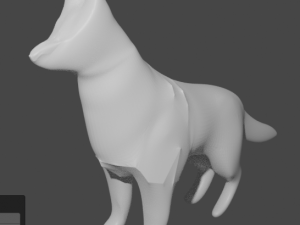 german shepherd 3D 模型