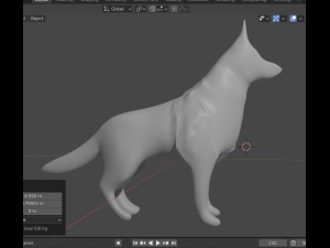 german shepherd Modelo 3D