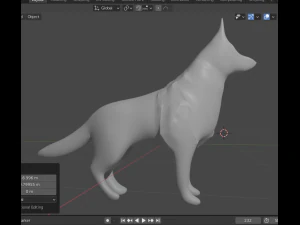 german shepherd 3D Model
