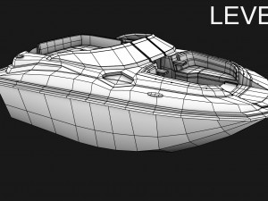 Motor boat 3D 모델