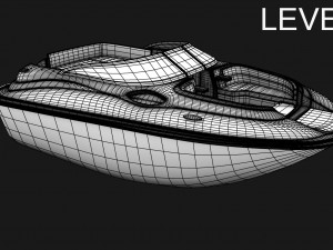 Motor boat 3D 모델