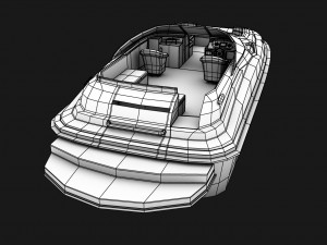 Motor boat 3D 모델