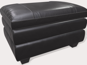 gleason ottoman chair Model 3D