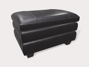 gleason ottoman chair 3D मॉडल