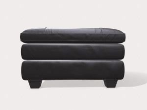 gleason ottoman chair 3D मॉडल