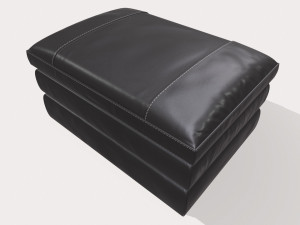 gleason ottoman chair 3D मॉडल