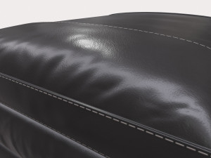 gleason ottoman chair 3D मॉडल