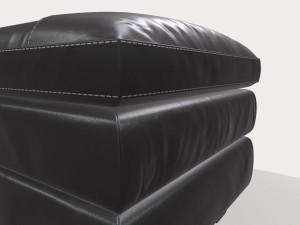 gleason ottoman chair 3D मॉडल