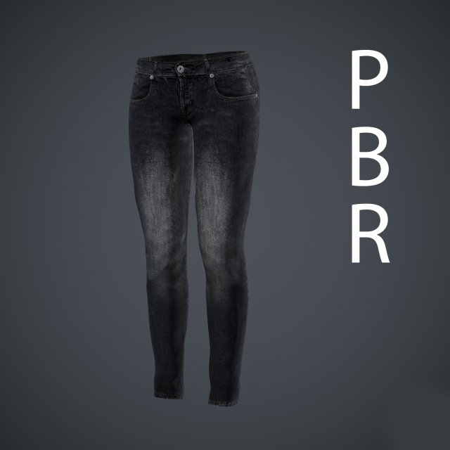 jeans 3D Модель .c4d .max .obj .3ds .fbx .stl .blend 