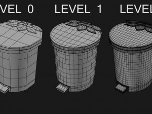 recycle bin Model 3D