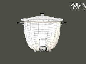 rice cooker 3D Model