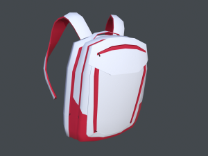 backpack lowpoly 3D मॉडल