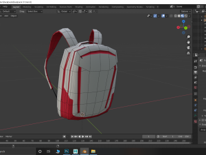 backpack lowpoly 3D मॉडल