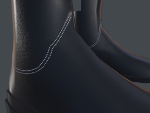 female boots 3D Model