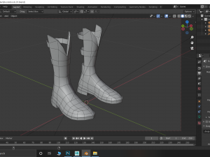 female boots 3D Model