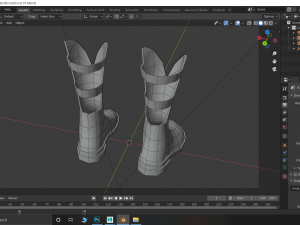 female boots 3D Model