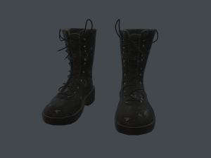 Military Boots 3D Model