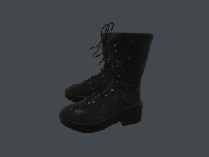 Military Boots 3D Model