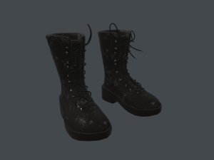 Military Boots 3D Model